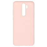 Чехол Yotrix LiquidSilicone для Xiaomi Redmi Note 8 pro (розовый, гелевый)