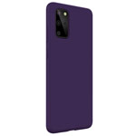 Чехол Yotrix LiquidSilicone для Samsung Galaxy S20 plus (фиолетовый, гелевый)