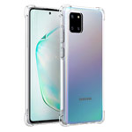 Чехол Yotrix Shockproof TPU для Samsung Galaxy Note 10 lite (прозрачный, гелевый)