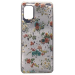 Чехол Yotrix GlitterFoil Case для Samsung Galaxy A31 (Flowers Pink, гелевый)