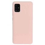 Чехол Yotrix LiquidSilicone для Samsung Galaxy A31 (светло-розовый, гелевый)