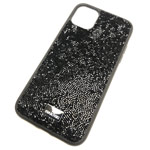 Чехол Swarovski Crystal Case для Apple iPhone 11 (черный, гелевый)