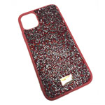 Чехол Swarovski Crystal Case для Apple iPhone 11 (красный, гелевый)