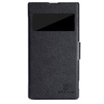 Чехол Nillkin Side leather case для Sony Xperia Z1 L39h (черный, кожанный)