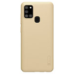 Чехол Nillkin Hard case для Samsung Galaxy A21s (золотистый, пластиковый)