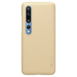Чехол Nillkin Hard case для Xiaomi Mi 10 pro (золотистый, пластиковый)
