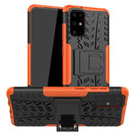 Чехол Yotrix Shockproof case для Samsung Galaxy S20 plus (оранжевый, гелевый)