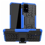 Чехол Yotrix Shockproof case для Samsung Galaxy S20 plus (синий, гелевый)