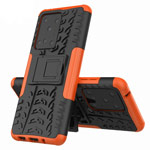 Чехол Yotrix Shockproof case для Samsung Galaxy S20 ultra (оранжевый, гелевый)