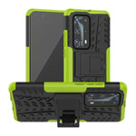Чехол Yotrix Shockproof case для Huawei P40 (зеленый, гелевый)