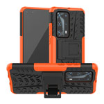 Чехол Yotrix Shockproof case для Huawei P40 (оранжевый, гелевый)
