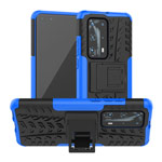 Чехол Yotrix Shockproof case для Huawei P40 (синий, гелевый)