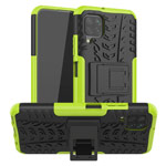 Чехол Yotrix Shockproof case для Huawei P40 lite (зеленый, гелевый)