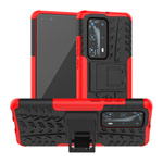 Чехол Yotrix Shockproof case для Huawei P40 pro (красный, гелевый)