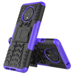 Чехол Yotrix Shockproof case для OnePlus 7T (фиолетовый, гелевый)