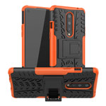 Чехол Yotrix Shockproof case для OnePlus 8 (оранжевый, гелевый)