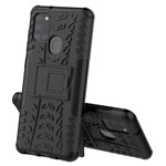 Чехол Yotrix Shockproof case для Samsung Galaxy A21s (черный, гелевый)