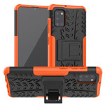 Чехол Yotrix Shockproof case для Samsung Galaxy A31 (оранжевый, гелевый)