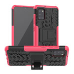 Чехол Yotrix Shockproof case для Samsung Galaxy A31 (розовый, гелевый)