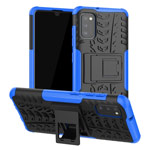 Чехол Yotrix Shockproof case для Samsung Galaxy A41 (синий, гелевый)