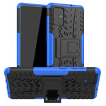 Чехол Yotrix Shockproof case для Samsung Galaxy A51 (синий, гелевый)