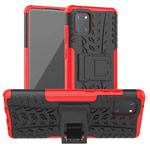 Чехол Yotrix Shockproof case для Samsung Galaxy Note 10 lite (красный, гелевый)