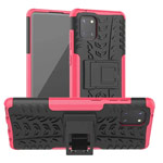 Чехол Yotrix Shockproof case для Samsung Galaxy Note 10 lite (розовый, гелевый)