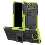Чехол Yotrix Shockproof case для Sony Xperia 8 (зеленый, гелевый)