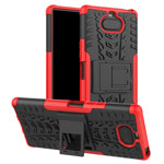Чехол Yotrix Shockproof case для Sony Xperia 8 (красный, гелевый)