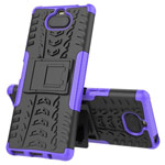 Чехол Yotrix Shockproof case для Sony Xperia 8 (фиолетовый, гелевый)