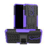Чехол Yotrix Shockproof case для Xiaomi Redmi 8 (фиолетовый, гелевый)