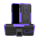 Чехол Yotrix Shockproof case для Xiaomi Redmi 8 (фиолетовый, гелевый)