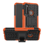 Чехол Yotrix Shockproof case для Xiaomi Redmi Note 8 (оранжевый, гелевый)