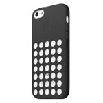 Чехол Apple iPhone 5C case (черный, силиконовый)