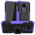 Чехол Yotrix Shockproof case для Xiaomi Redmi Note 9 (фиолетовый, гелевый)