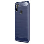 Чехол Yotrix Rugged Armor для Samsung Galaxy A11 (синий, гелевый)