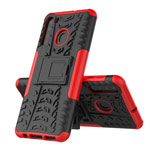 Чехол Yotrix Shockproof case для Samsung Galaxy A21 (красный, гелевый)