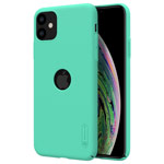 Чехол Nillkin Hard case для Apple iPhone 11 (голубой, с отверстием, пластиковый)