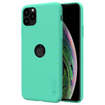 Чехол Nillkin Hard case для Apple iPhone 11 pro (голубой, с отверстием, пластиковый)