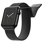 Ремешок для часов X-Doria Mesh Double Band для Apple Watch (38/40 мм, черный, стальной)