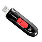 Флеш-карта Transcend JetFlash 590 (16Gb, USB 2.0, черная/красная)