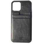 Чехол HDD Luxury Card Slot Case для Apple iPhone 12/12 pro (черный, кожаный)
