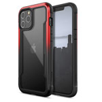 Чехол X-doria Defense Shield для Apple iPhone 12 pro max (красный/черный, маталлический)