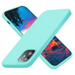 Чехол Yotrix LiquidSilicone для Apple iPhone 12 mini (бирюзовый, гелевый)