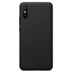 Чехол Yotrix LiquidSilicone для Xiaomi Redmi 9A (черный, гелевый)