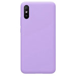 Чехол Yotrix LiquidSilicone для Xiaomi Redmi 9A (сиреневый, гелевый)