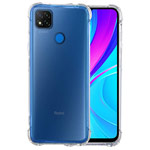 Чехол Yotrix Shockproof TPU для Xiaomi Redmi 9C (прозрачный, гелевый)