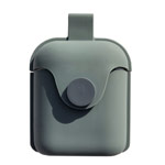 Чехол Synapse Silicone Bag case для Apple AirPods (темно-зеленый, силиконовый)