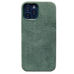 Чехол Yotrix Alcantara Case для Apple iPhone 12/12 pro (темно-зеленый, алькантара)