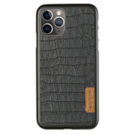 Чехол G-Case Dark Series для Apple iPhone 12 pro max (Crocodile Skin, кожаный)